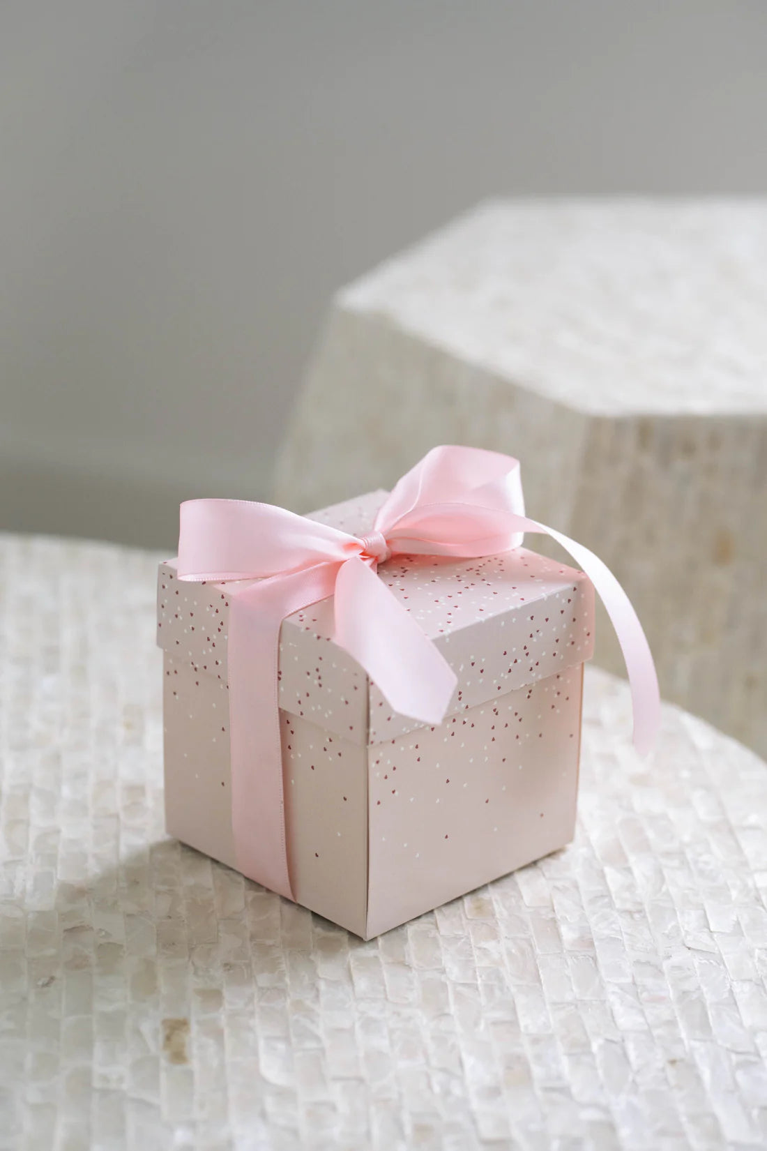 rosa Geschenkbox fuer Freundin